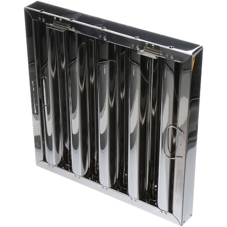 Allpoints Hood Filter, Type6, S/S , 16X16 W/ Btm Bracket 8014141